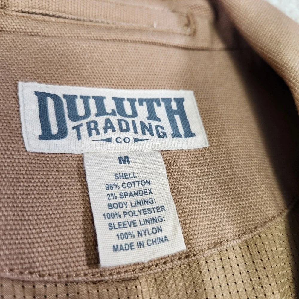 Duluth Blazer Men Medium Flex Firehose Presentation Stretch‎ Canvas Sport Coat